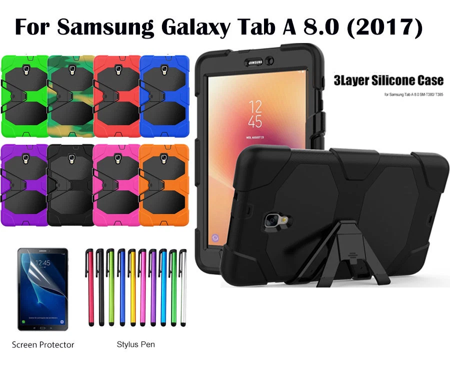 Heavy Duty Shock Proof Survivor Cover Case for Samsung Galaxy Tab A 8.0 2017 - Image 1 of 1
