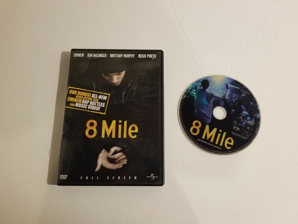 8 Mile (DVD, 2003, Full Frame Uncensored Bonus Materials) - Image 1 of 1