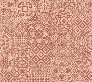 A.S. Création Tapete Vliestapete Porto 34145-6 Weinrot Beige Ethno Look Ornament - Imagen 1 de 1