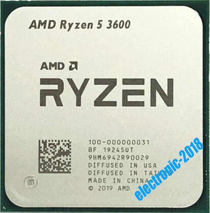 AMD Ryzen 5 3600 R5-3600 6 Core CPU Twelve-Thread 3.6GHz/32M AM4 Processor - Image 1 of 1