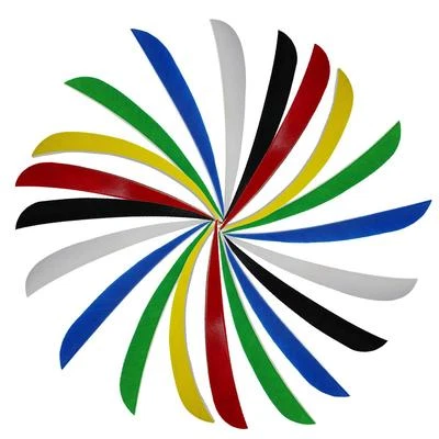 5'' Parabolic Type Right Wing Fletches Fletching Feathers - Image 1 of 4