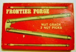 Vintage Frontier Forge Nut Crack 2 Nut Picks & Cracker-in box -NOS - Picture 1 of 4