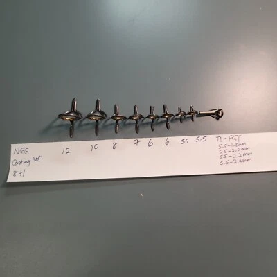 Направляющие для заброса приманки рыболовной удочки Fuji Tackle NGG Gold Cermet наконечник 8+1 T1-FGT - Изображение 1 из 2