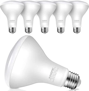 6 Pack BR30 LED Bulb ,9W 680 Lumens 3000K Warm White Dimmable E26 Base UL Listed - Picture 1 of 7