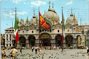 St. Marcus Basilica, Venice, Italy Postcard - Picture 1 of 2