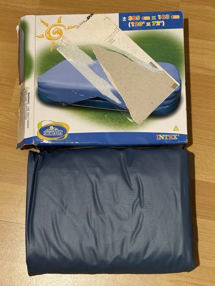 The Wet Set Intex Pool Abdeckung Rechteckig +- 305cm x 183cm (120” x 72”) - Bild 1 von 1