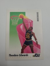1991-92 Skybox Blue Edwards Theodore Edwards #280