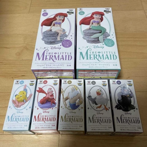 Disney collectable Little Mermaid set popular character goods used from Japan Cover