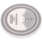 Acryl Plattenspieler Winkelmesser Geschwindigkeitserkennung für Vinyl Schallplatte Strobe Disc