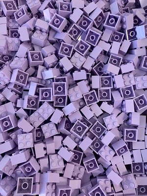 LEGO Ladrillo Lavanda 2x2 (3003) - 100 Piezas Nuevas - Ladrillos de Construcción Foto 1 de 4
