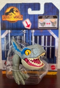 Jurassic World Dominion Uncaged Wild Pop Ups 3" VELOCIRAPTOR BLUE NIP! - Picture 1 of 3