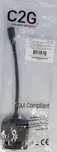 C2G 8in Mini DisplayPort Male to VGA Female Active Adapter Converter PC - Picture 1 of 11