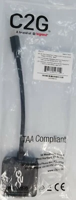 C2G 8in Mini DisplayPort Male to VGA Female Active Adapter Converter PC - Image 1 of 4