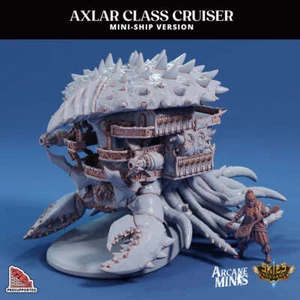 3D-gedrucktes Sordane Publishing Arcane Minis Mini Schiff - Aldarra Axlar Cruiser 28 - Bild 1 von 5