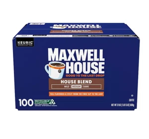 Cápsulas de café Maxwell House House Blend medianas K-Cup 100 ct. Envío GRATIS - Imagen 1 de 1