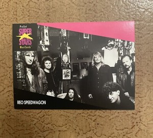 REO SPEEDWAGON Card from 1991 - ProSet SuperStars MusiCards # 225