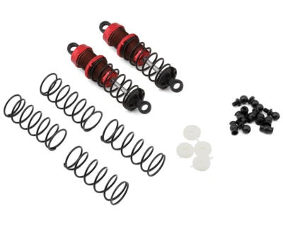 Yeah Racing Aluminum Go Big Bore Off-Road Shocks (Red) (2) (70mm) - Image 1 of 2