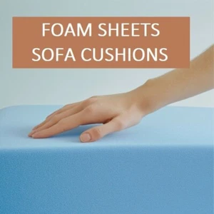 Cushion foam sheets upholstery cut to size HIGH/firm Density sofa replacement - Picture 1 of 5