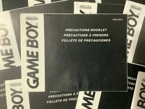 Gameboy Vorsichtsmaßnahmen Booklet DMG-USA-8 Nintendo nur Beilage - Bild 1 von 11