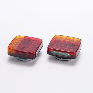 2X-7Pin LED Magnetic Wireless Trailer TailLight Kit For Trailer.Truck AutomotiNt - Picture 1 of 9