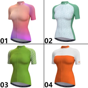 Traje de ciclismo para mujer de manga corta transpirable ligero de verano - Imagen 1 de 25