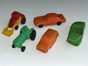 1960s Vintage Galanite Sweden Tomte Stavanger Rubber Toy Cars Vehicles Rare - Picture 1 of 23