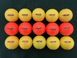 15 BRIDGESTONE e6 GOLFBÄLLE GELB & ORANGE - NEUWERTIG/NEAR MINT - BÄLLE AUF FOTOS - Bild 1 von 2