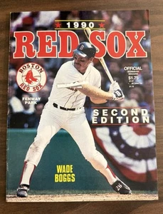 Minnesota Twins, 2 Triple Plays in One Game, Scorecard, Red Sox Magazine 1990 - Picture 1 of 9