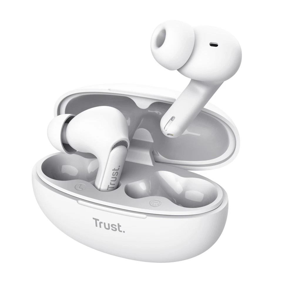 Trust Yavi Wireless Earbuds Bluetooth with ENC Noise Cancelling Microphones, 23  - Imagen 1 de 4