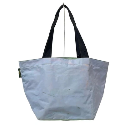 Auténtico Herve Chapelier Nylon Barco Tipo Hombro L - Azul Claro Verde Claro Negro Foto 1 de 4