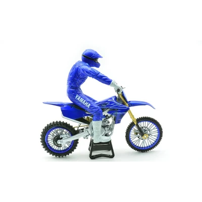 YAMAHA YZ450F WITH DRIVER 1:12 New Ray Moto Modellino Nuovo - Immagine 1 di 4