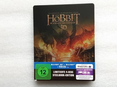Der Hobbit - Die Schlacht der fünf Heere in 3D - Steelbook - Blu-ray 3D + Blu-ra - Bild 1 von 4