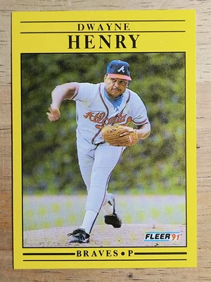 1991 Fleer #692 Dwayne Henry - Image 1 of 2