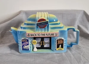 Back To The Future Vintage Teapot Paul Cardew Teapottery Millennium Rare - Picture 1 of 11