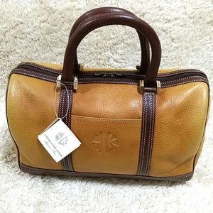 LOEWE Anagram Mini Boston Bag Leder braun gold Hardware Vorhängeschloss Handtasche 20x32 - Bild 1 von 17