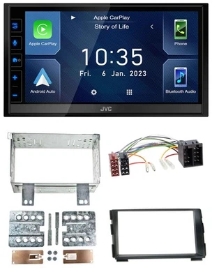 JVC DAB Bluetooth MP3 USB 2DIN Autoradio für Kia Ceed 09-12 proCeed 11-13 - Bild 1 von 4