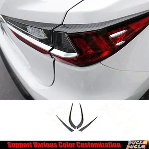 For Lexus RX350 450h 2016-2019 ABS Carbon Fiber Rear Lamp Taillight Strip Trim - Foto 1 di 8