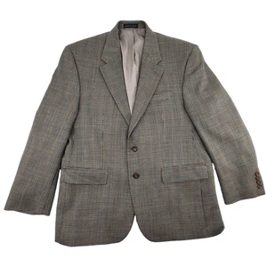 Lauren Ralph Lauren Hahnentritt Anzug 42 S Braun Beige Macy's Herren Wolle - Bild 1 von 13