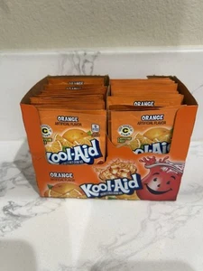 Kool-aid ORANGE unsweetened 48 Packets Kool-Aid Soft Drink Mix| Caffeine Free | - Picture 1 of 3
