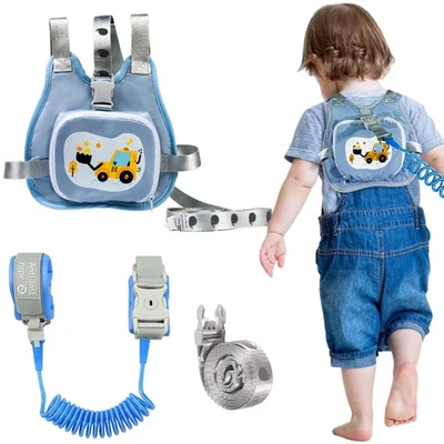 Correa para mochilas para niños pequeños con eslabón de muñeca perdido, arnés para niños pequeños con correa,... Foto 1 de 4