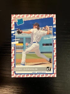 super short print SSP Sp card Tony Gonsolin 31/100 2022 Donruss rated rookie - Picture 1 of 1