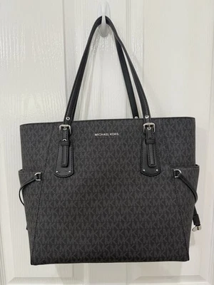 Bolso de Mano Michael Kors Estilo Hombro Logo MK CON Cartera a Juego NUEVO Foto 1 de 4