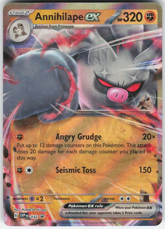 Annihilape ex - Promo SV: Scarlet & Violet Promo Cards 032 LP-NM - Image 1 of 2