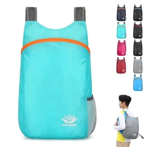 Backpack Colorful Foldable Sports Bag Waterproof & Lightweight for Travel/School - Picture 1 of 11
