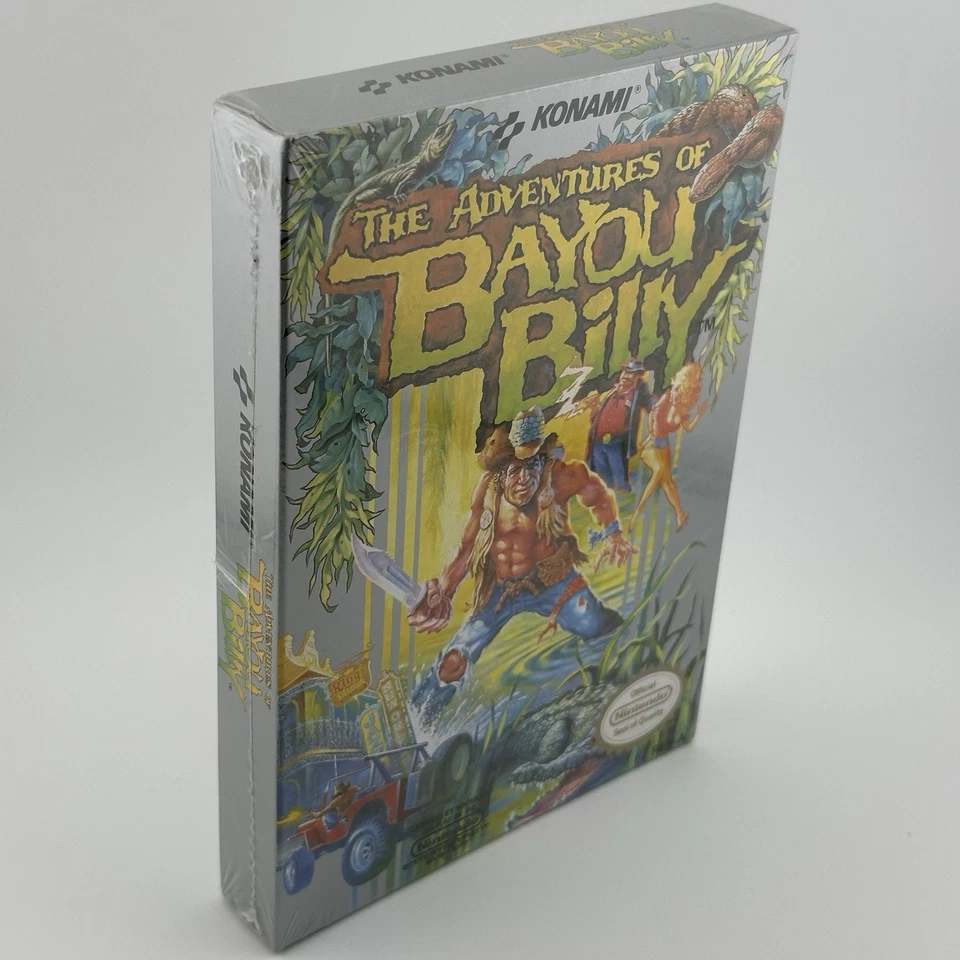 NES SEALED - Adventures of Bayou Billy - Rev-A H-Seam Factory Seal Nintendo NEW - Image 1 of 4