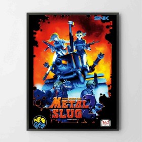 Poster Metal Slug 2 Neo Geo SNK Arcade Glossy Unframed Poster Print A0528