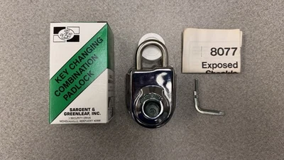 Sargent & Greenleaf Inc. Model 8077 AB Padlock