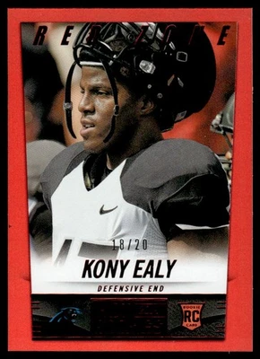 2014 Panini Playbook Hot Rookies Orange Signatures Kony Ealy RC 18/20 Panthers - Image 1 of 2