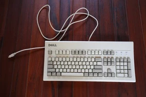 Vintage Dell AT101W w/ Bamboo Black Alps in good condition - Picture 1 of 5