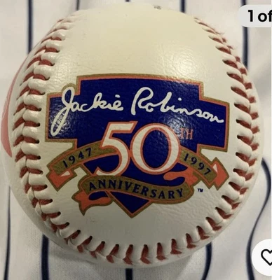 1997 Jackie Robinson 50th Anniversary Baseball Nabisco & Target Stadium подарок - Изображение 1 из 4